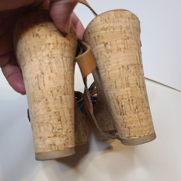 Rue 21 Multi Color Wedge Heels - Picture 6 of 9